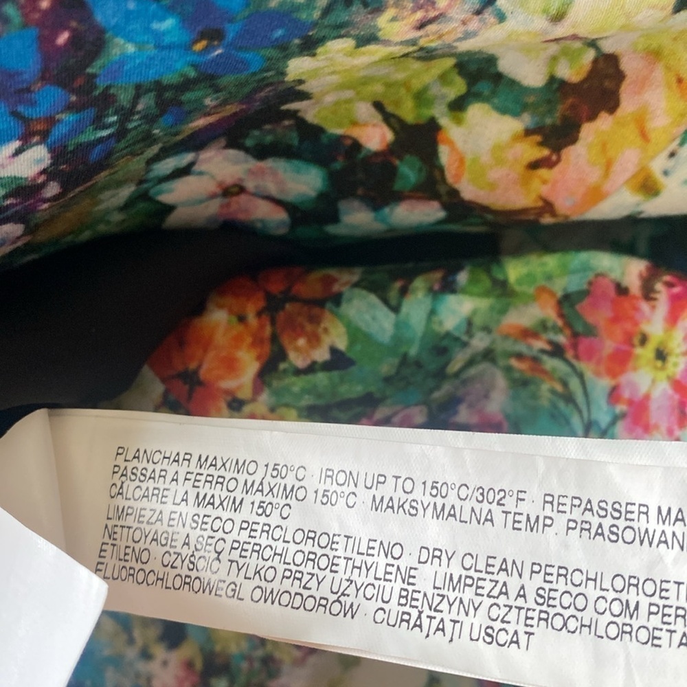 ZARA Floral Botanical Tulip Bloggers Celeb Fave Dress Olivia Palermo X Small - Picture 12 of 15